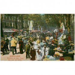 BARCELONA. Mercado de Flores Rambla de San José