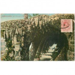 carte postale ancienne BARCELONA. Parque Güell 1912