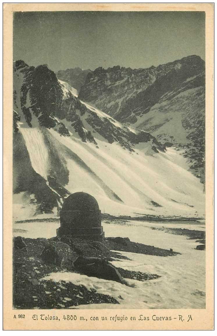 carte postale ancienne Espagne. El Tolosa refugio en Las Cuevas