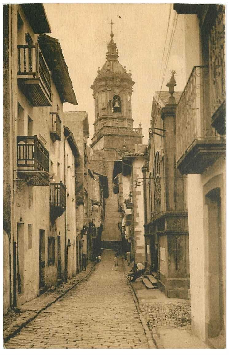 carte postale ancienne Espagne. FUENTERRABIA. La Puerta