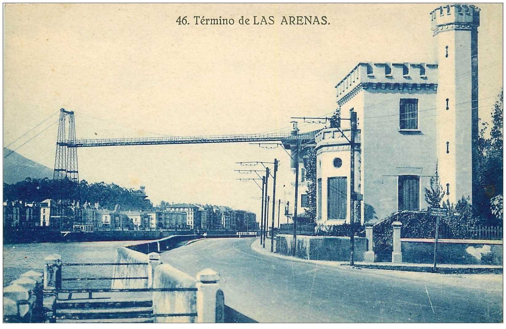 carte postale ancienne Espagne. LAS ARENAS. Termino