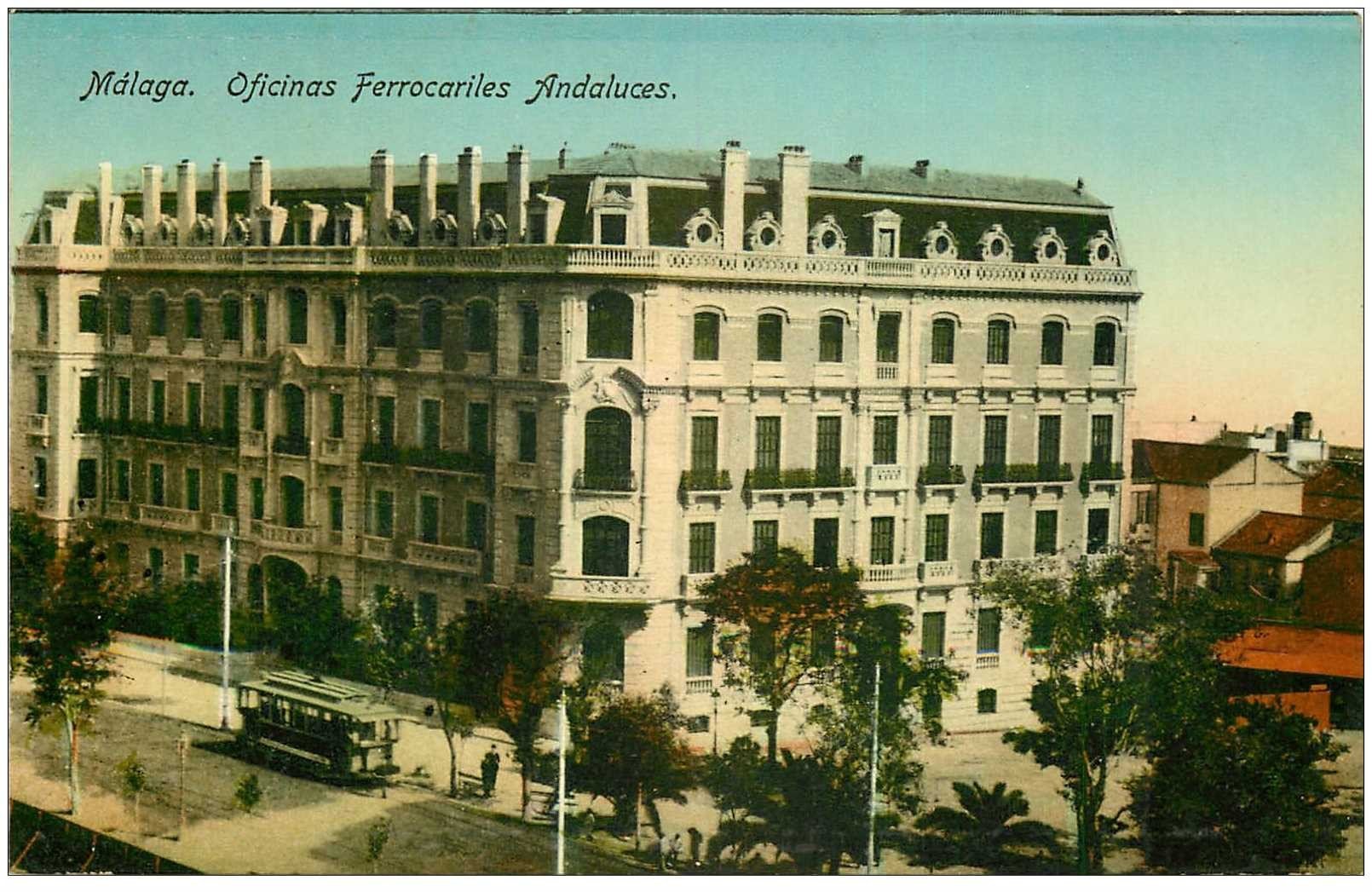 ESPAGNE. Malaga. Oficinas Ferrocariles Andaluces. Bureaux Office Ferrovière