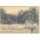 carte postale ancienne ESPAGNE. Malaga. Una de las Fuentes en los Jardines del Parque