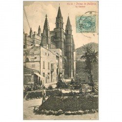 carte postale ancienne ESPAGNE. Palma de Mallorca. La Catedral 1913