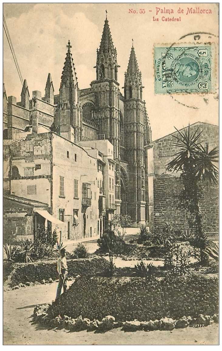 ESPAGNE. Palma de Mallorca. La Catedral 1913