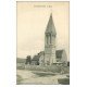 carte postale ancienne 14 ROCQUANCOURT. L'Eglise et Cimetière