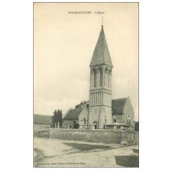 carte postale ancienne 14 ROCQUANCOURT. L'Eglise et Cimetière