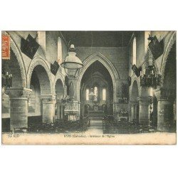 carte postale ancienne 14 RYES. L'Eglise 1907