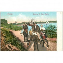 carte postale ancienne Espagne. SEVILLA. Camino de San Juan vers 1900