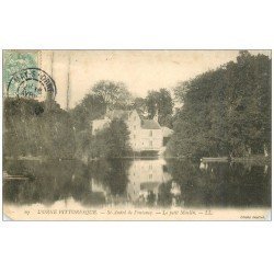 carte postale ancienne 14 SAINT-ANDRE DE FONTENAY. Le Petit Moulin. Coins inf. bisautés