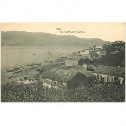 carte postale ancienne Espagne. VIGO. El Puerto de Chapela