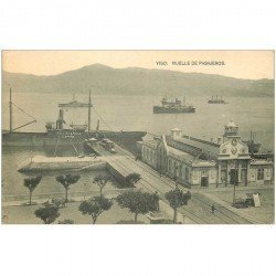 carte postale ancienne Espagne. VIGO. Muelle de Pasajeros