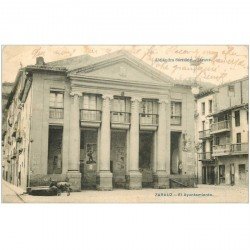 carte postale ancienne Espagne. ZARAUZ. El Ayuntamiento 1909
