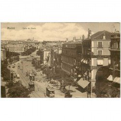 carte postale ancienne MADRID. Calle de Alcala