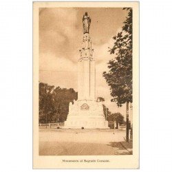 carte postale ancienne MADRID. Monumento al Sagrado Corazon