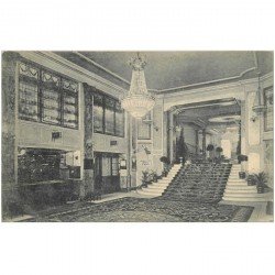 carte postale ancienne MADRID. Palace Hotel Vestibulo de entrasa
