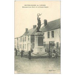 carte postale ancienne 02 NOTRE-DAME-DE-LIESSE. Monument aux Morts de la Grande Guerre