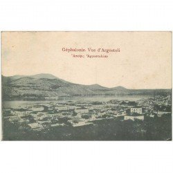 carte postale ancienne GRECE. Géphalonie vue d'Argostoli 1918