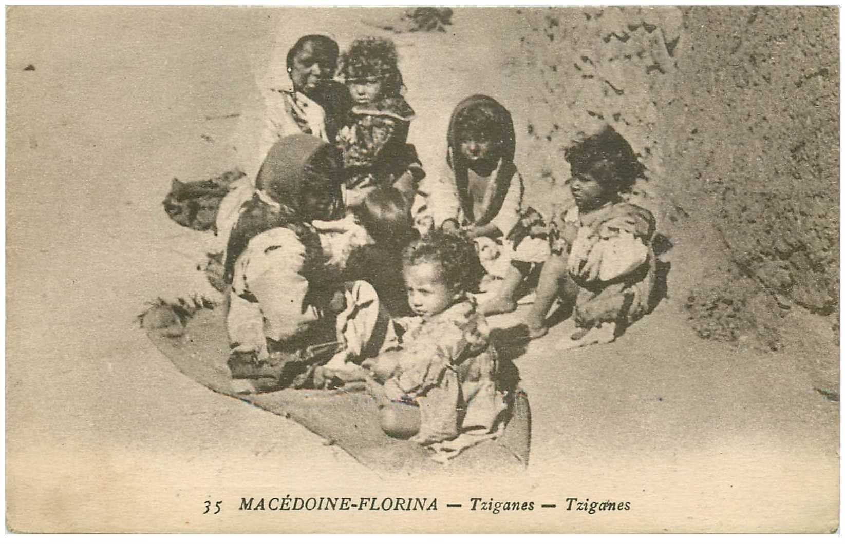GRECE. Macédoine Florina. Tziganes 1918