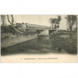 carte postale ancienne GRECE. Macédoine. Arménhéor Pont sur la Sékuliva 1918