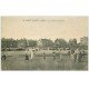 carte postale ancienne 14 SAINT-AUBIN. La Partie de Croquet 1921