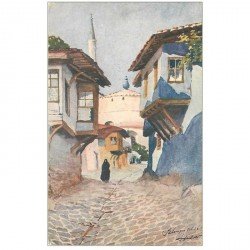 carte postale ancienne GRECE. Salonica, Eglise Saint Georges 1918