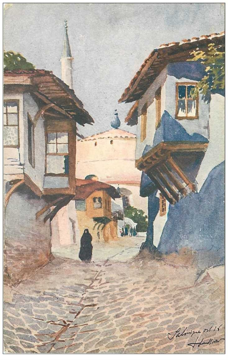 GRECE. Salonica, Eglise Saint Georges 1918
