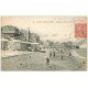 carte postale ancienne 14 SAINT-AUBIN. La Plage marée montante 1907