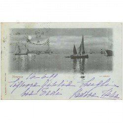 carte postale ancienne Italia Italie. VENEZIA 1899 la Laguna