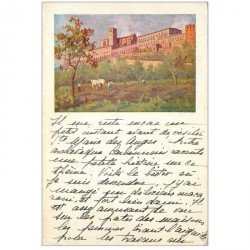 carte postale ancienne Italia. ASSISI. Hotel Subasio