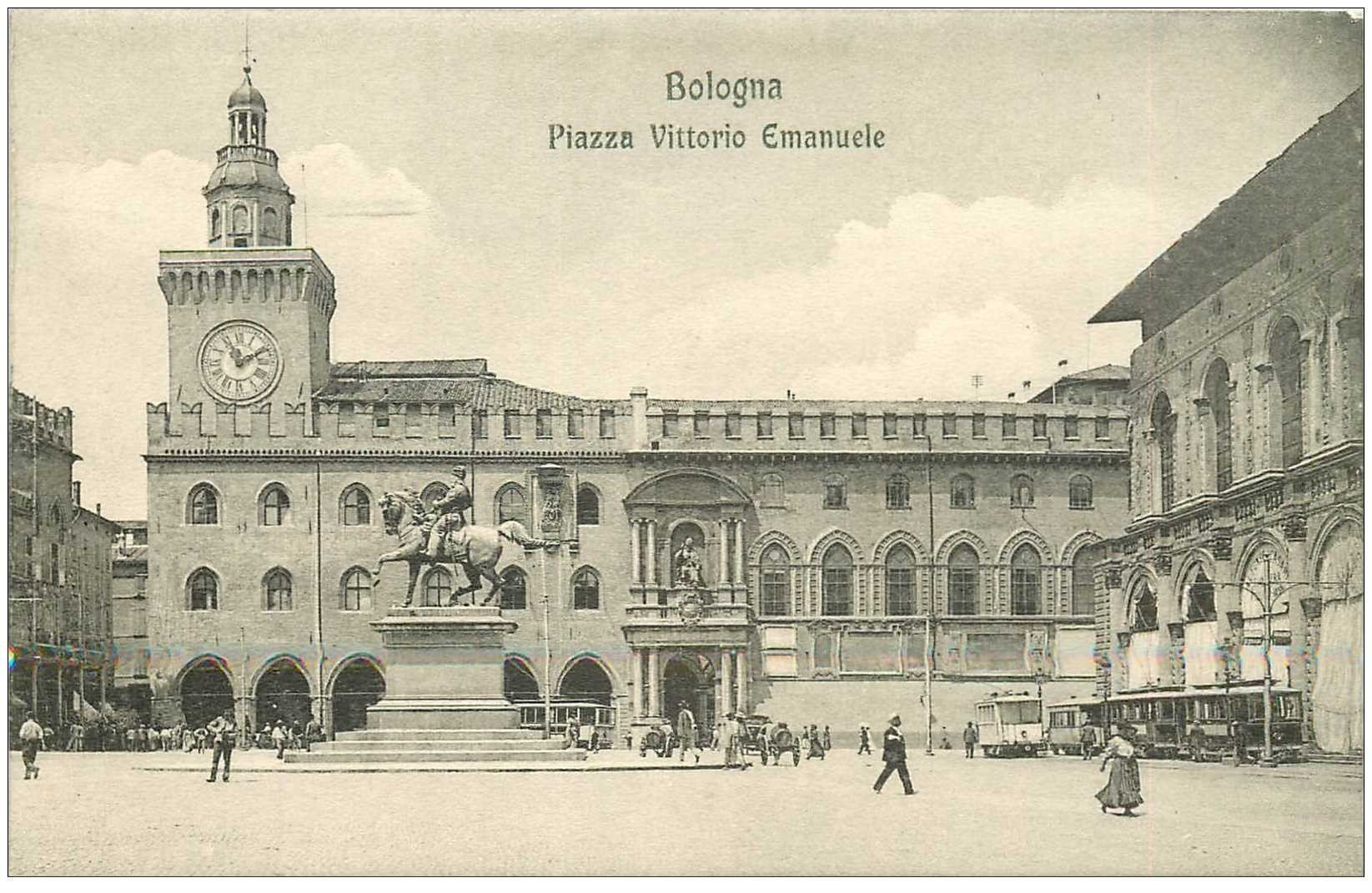 Italia. BOLOGNA. Piazza Vittorio Emanuele