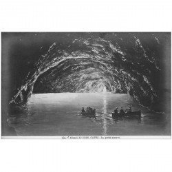 carte postale ancienne ITALIA. Capri. Grotta azzurra sotto