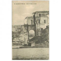 carte postale ancienne ITALIA. Catastrofe di Messina. Scesa S. Maria la Stella 1916