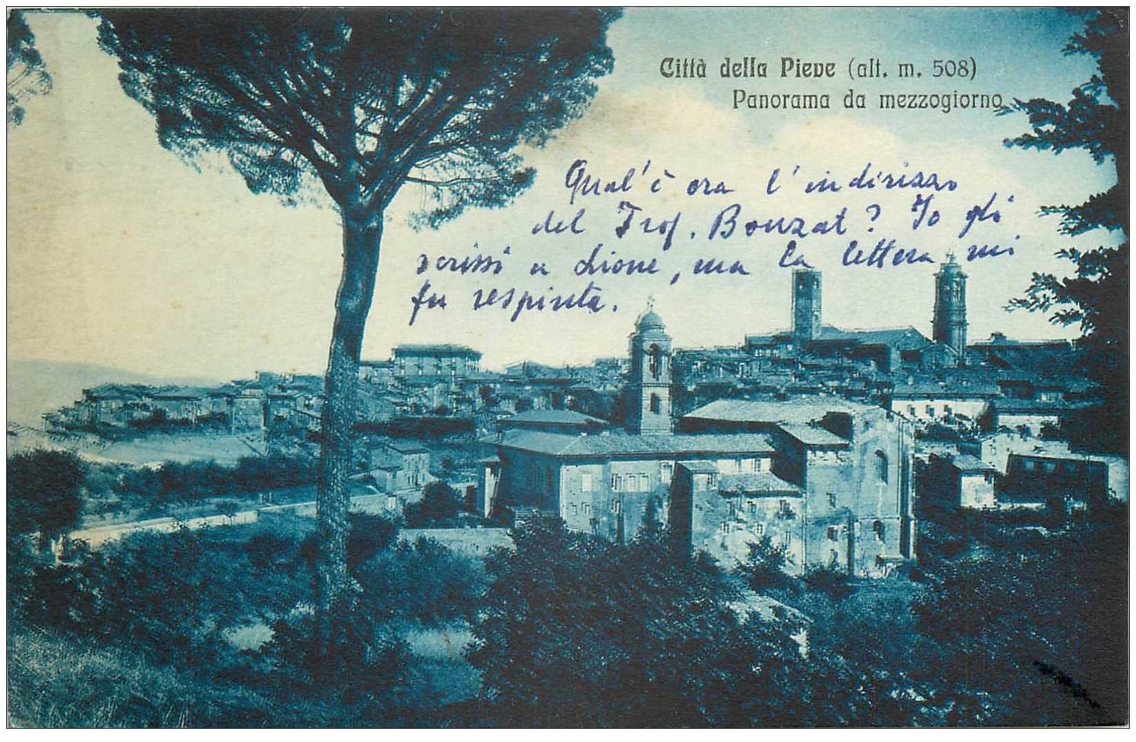 Italia. CITTA DEL PIEVE 1952