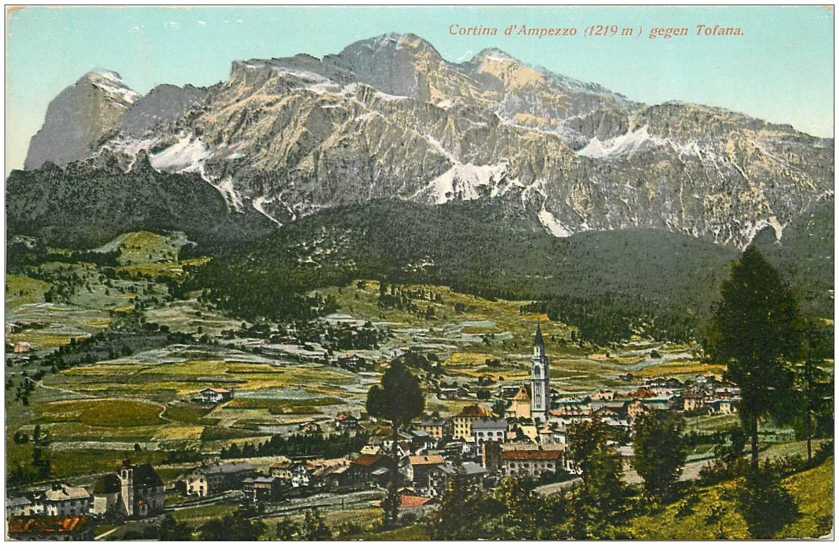 carte postale ancienne ITALIA. Cortina d'Ampezzo