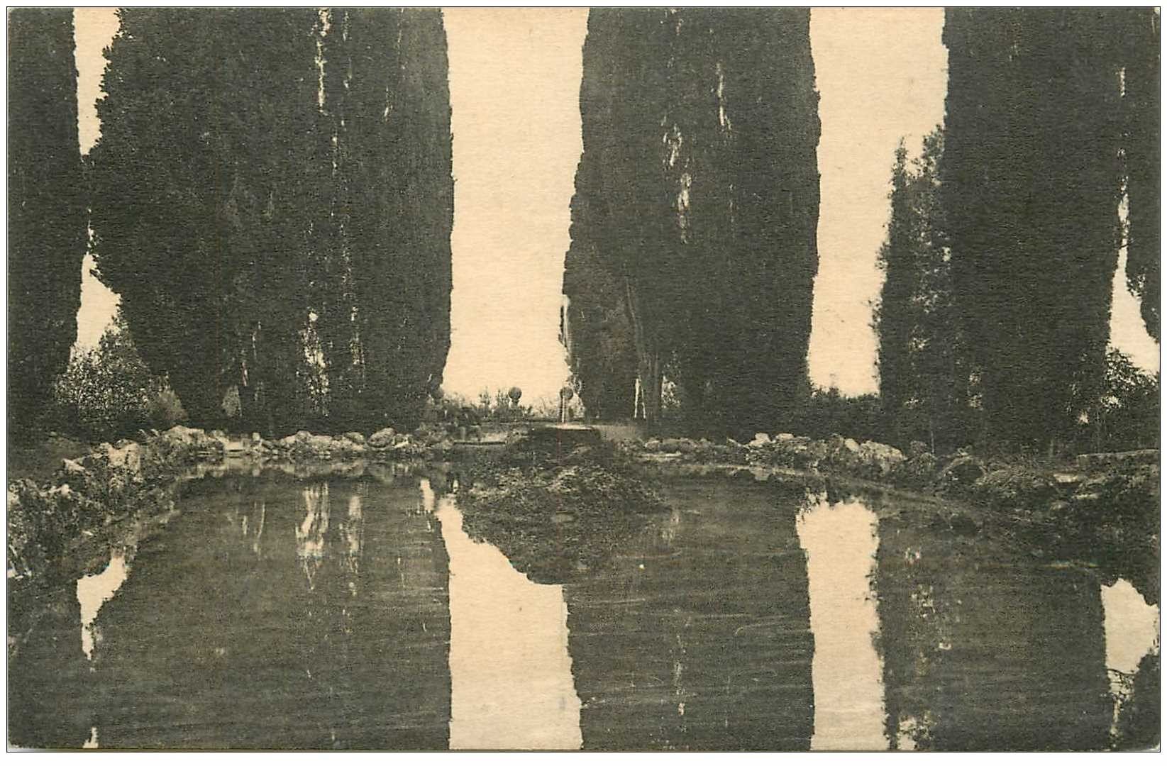 carte postale ancienne Italia. FRASCATI. Villa Falconieri Laghetto