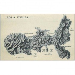 carte postale ancienne Italia. ISOLA D'ELBA