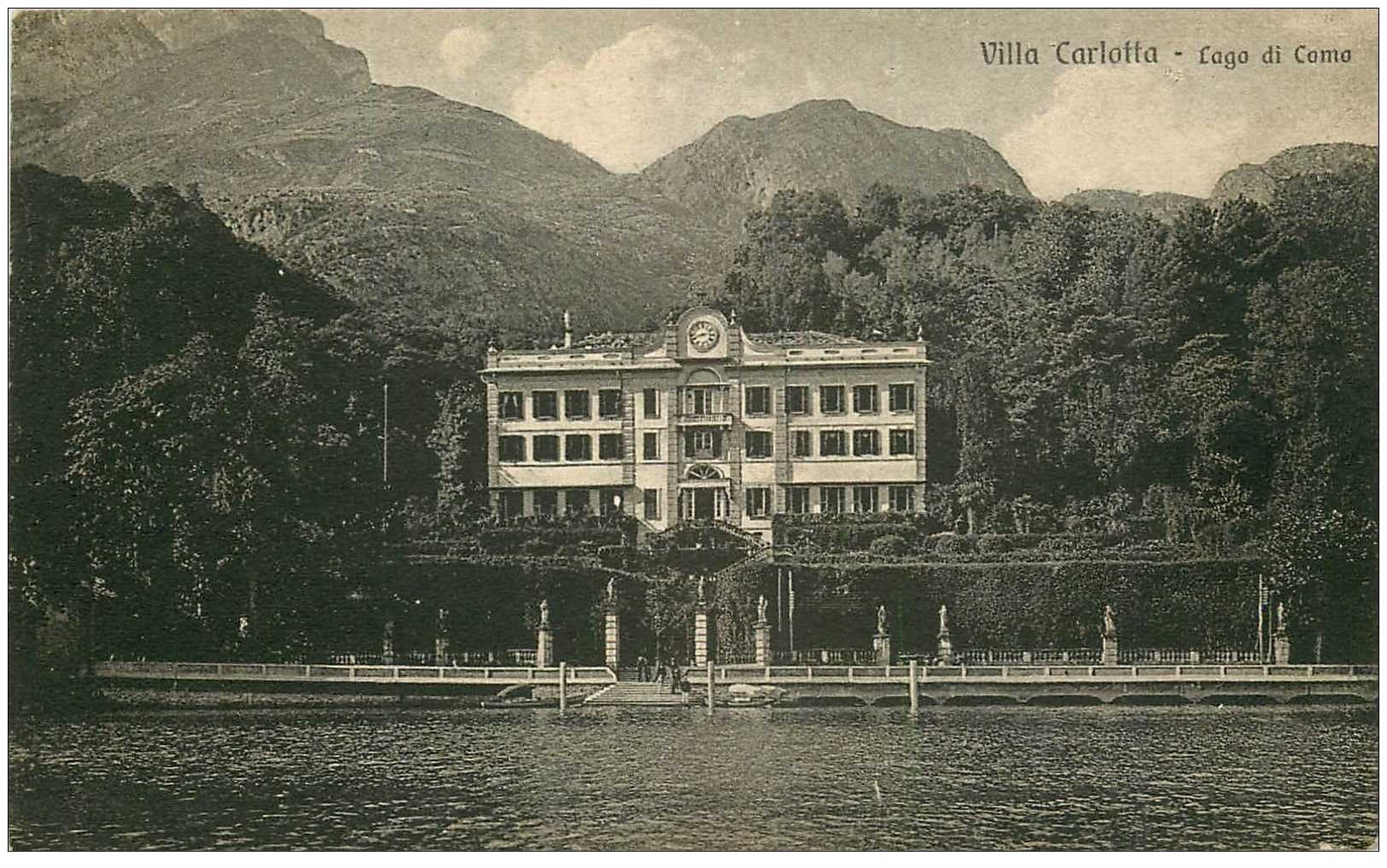 carte postale ancienne ITALIA. Lago di Como Villa Carlotta