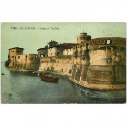 carte postale ancienne ITALIA. Livorno. Fortezza Vecchia