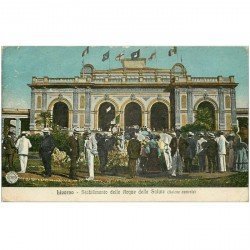Italia. LIVORNO. Stabilimento Acque della Salute 1917 tampon militaire