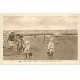 carte postale ancienne 14 SAINT-AUBIN. Les petits travailleurs de la Mer 1931