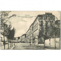 carte postale ancienne Italia. MESSINA. Corso Vittorio Emanuele 1912