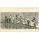 carte postale ancienne 14 SAINT-AUBIN. Les Travailleurs de la Mer 1908