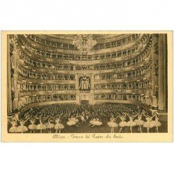 carte postale ancienne ITALIA. Milano. Teatro alla Scala