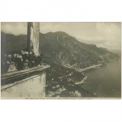 carte postale ancienne Italia. RAVELLO. Veduta dall'Hotel Palumbo