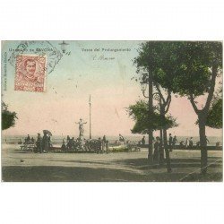 carte postale ancienne Italia. SAVONA. Vasca del Prolungamento 1907