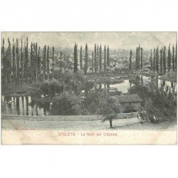 carte postale ancienne Italia. SPOLETO. Le fonti del Clitunno