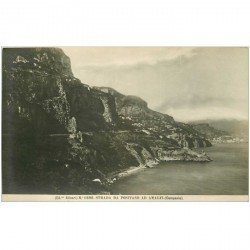 carte postale ancienne ITALIA. Strada di Positano ad Amalfi