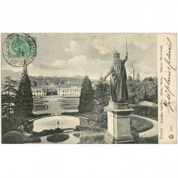 carte postale ancienne ITALIA. Varese Giardino Piublico 1907
