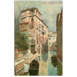 carte postale ancienne ITALIA. Venezia. Palazzo Van Azel 1905